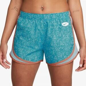 Nike Tempo Aqua and Orange Running Active Athletic Workout Shorts‎ Plus Size 2X